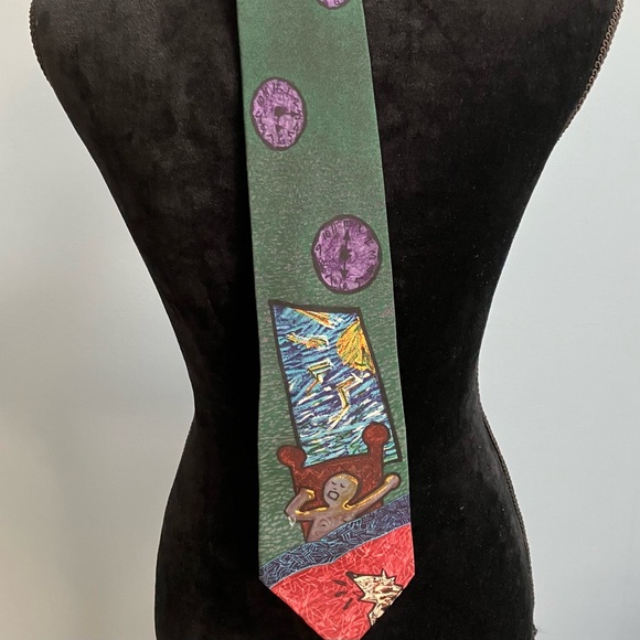 VTG Beatles Silk Necktie “ Good Morning “ Collectible Gift Music Fan Beatlemania - Picture 2 of 12